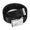 Opasok AGELESS WEB BELT, ALPINESTARS (čierny/ chróm pracka, textil)