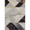 Hanse Home Collection koberce Kusový koberec Flair 105610 Noble Black Grey Gold – na ven i na doma Rozměry koberců: 80x165