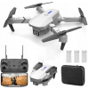 E525 HD 4K DRON S DVOMA KAMERAMI, ČIERNY + 3 BATÉRIE