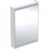 Geberit ONE - Zrkadlová skrinka s LED osvetlením, 600x900x150 mm, pánty vľavo, biela 505.810.00.2