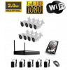WiFi kamerový set s 8 WiFi IP Full HD kamerami (Bez HDD)