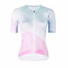 FORCE SPLASH LADY dres krátky rukáv, ružová-modrá Veľkosť konfekčná: XL