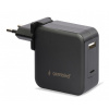 Univerzálný adaptér GEMBIRD NPA-PD60-01 pre notebook, Type-C PD, USB, 60W