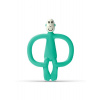 MATCHSTICK MONKEY TEETHER Hryzátko a zubná kefka ZELENÁ