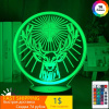 Nočná lampa do detskej izby - Nočná lampa 3D Jagermeister 7 farieb (Nočná lampa do detskej izby - Nočná lampa 3D Jagermeister 7 farieb)
