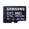 SAMSUNG PRO Ultimate MicroSDXC 512GB + SD Adaptér / CL10 UHS-I U3 / A2 / V30 (MB-MY512SA/WW)