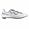Cestné tretry FORCE ROAD REVOLT CARBON, biele 40