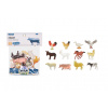 Wiky Zvířátka figurky farma 12 ks set 10 cm