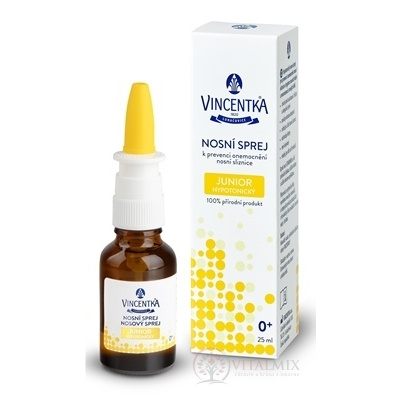 VINCENTKA NOSOVÝ SPREJ JUNIOR hypotonický 25 ml