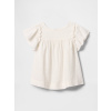 GAP Baby ľanový top Biela 3YRS Biela Biela