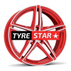 Borbet XRT 8x17 5x112 ET45 racetrack red polished