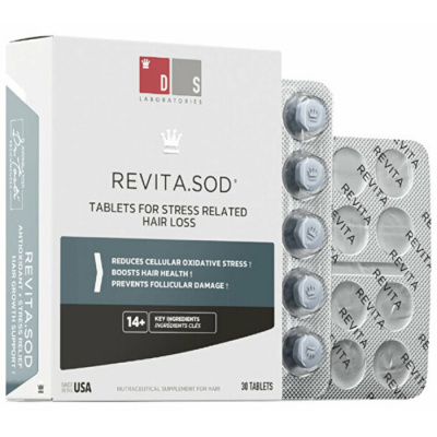 DS Laboratories Revita.SOD Tablets For Stress Related Hair Loss - Antioxidačné tablety na vypadávanie vlasov spôsobené stresom 30 ks