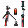 Sada 5v1 Monopod Statív SELFIE Bluetooth na telefón Smartfón