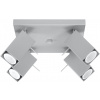 Sollux Lighting Merida stropné svietidlo 4x40 W sivá SL.0458
