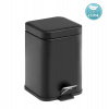 Gedy ARGENTA Odpadkový koš 3l, Soft Close, čierna matná 220914