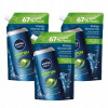 NIVEA MEN ENERGY Pánsky Sprchový gél osviežujúci Náhradná náplň 3x500ml