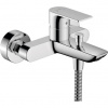 Hansgrohe Rebris E Nástenná vaňová batéria, chróm 72450000