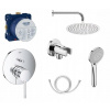 Podomietková sprchová sada Grohe Essence s dažďovou sprchou Hydroland 30 cm VYPR