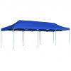 zahrada-XL Skladací párty stan modrý 3x9 m 44977