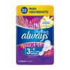 ALWAYS Platinum Night veľkosť 3 menštruačné vložky s krídelkami 22 ks