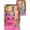 Panenka Defa Lucy maminka 29cm koupací set s kojeneckými potřebami 2 barvy