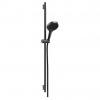 Hansgrohe Rainfinity 3jet EcoSmart sprchový set s tyčou 90 cm, brúsený čierny chróm 28744340