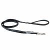 Hurtta Razzle Dazzle Standard Leash 180cmx15mm - vodítko pre psa s mäkkou polstrovanou rukoväťou - Black