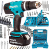 Príklepový skrutkovač 2x3Ah DHP453 MAKITA + SET