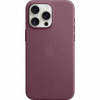 Kryt na mobil Apple iPhone 15 Pro Max FineWoven Case with MagSafe Mulberry MT4X3ZM/A
