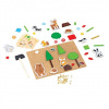 Bigjigs Toys Kreatívna zatĺkacia hra život v lese