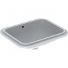 Geberit VariForm - Umývadlo vstavané 530x450 mm, s prepadom, biela 500.760.01.2