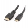 Gembird kábel HDMI (M) na mini HDMI (M) s Ethernetom, High speed, 3m, čierny (CC-HDMI4C-10)