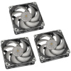 Phanteks PH-F120T30_BG_3P PC vetrák s krytom čierna (š x v x h) 120 x 120 x 30 mm; PH-F120T30_BG_3P