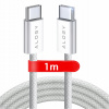 Kábel Alogy USB typ C - USB typ C 1 m biely