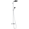 HANSGROHE Activera S Showerpipe EcoSmart nástenný sprchový systém s vaňovým termostatom Ecostat Fine, horná sprcha 1jet priemer 240 mm, ručná sprcha 2jet, chróm, 28871000