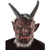 KARNEVAL Maska čert Belzebub s vlasy a vousy *KARNEVALOVÝ DOPLNĚK*