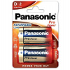 PANASONIC Alkalické baterie Pro Power LR20PPG/2BP D 1,5V (Blistr 2ks) (4025,00)