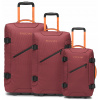 PUCCINI Súprava CESTOVNÝCH KUFROV Mäkká Sada na Kolieskach 3v1 EM50249-3B