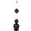MaxLight Tama stojaca lampa 1x25 W biela-čierna F0058