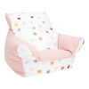 NEW BABY Detské kreslo plnené guličkami ružová 40x50x43 ružová