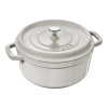 Staub Hrniec STAUB okrúhly 24cm biely hľuzovka 3,8l