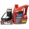2 FILTRE 4 L OLEJA VALVOLINE 10W40 HONDA CIVIC VIII UFO 1.4 83 KM