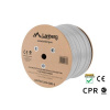 LANBERG LAN KABEL CAT.6A UFTP 305M SOLID CU LSZH GREY CPR + FLUKE PASSED LCUF6L-11CU-0305-S