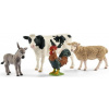 SCHLEICH 42385 Život na farme Krava Ovca Oslík