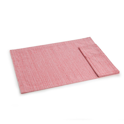 Tescoma Textilné prestieranie s vreckom na príbor FLAIR LOUNGE, 45 x 32 cm, červená