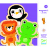 Drevené magnetické puzzle pre deti, Zvieratká, od 2 rokov, značka Djeco