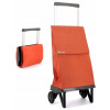 Nákupný vozík Rolser oranžový polyester