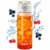 FĽAŠA NA PITIE FLAŠA NA VODU 550 ML SHAKER S ODMERKOU VZDUCHOTESNÁ TRITAN SZEJKER