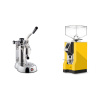 La Pavoni Stradivari Professional Lusso + Eureka Mignon Specialita, CR yellow