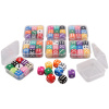 Dice Set AC6 hádzacie kocky sada 8 x 9 ks balenie 1 sada - 1 sada